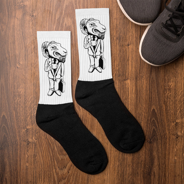 Black And White Socks | Distinguished Socks | O.G. ShXt Apparel